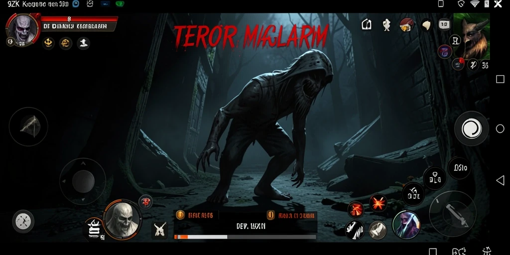 Tampilan gameplay menegangkan dari 9ZK yang mengundang rasa takut.
