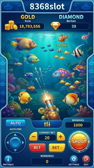 Tampilan antarmuka 8368slot yang menarik dan ramah pengguna.